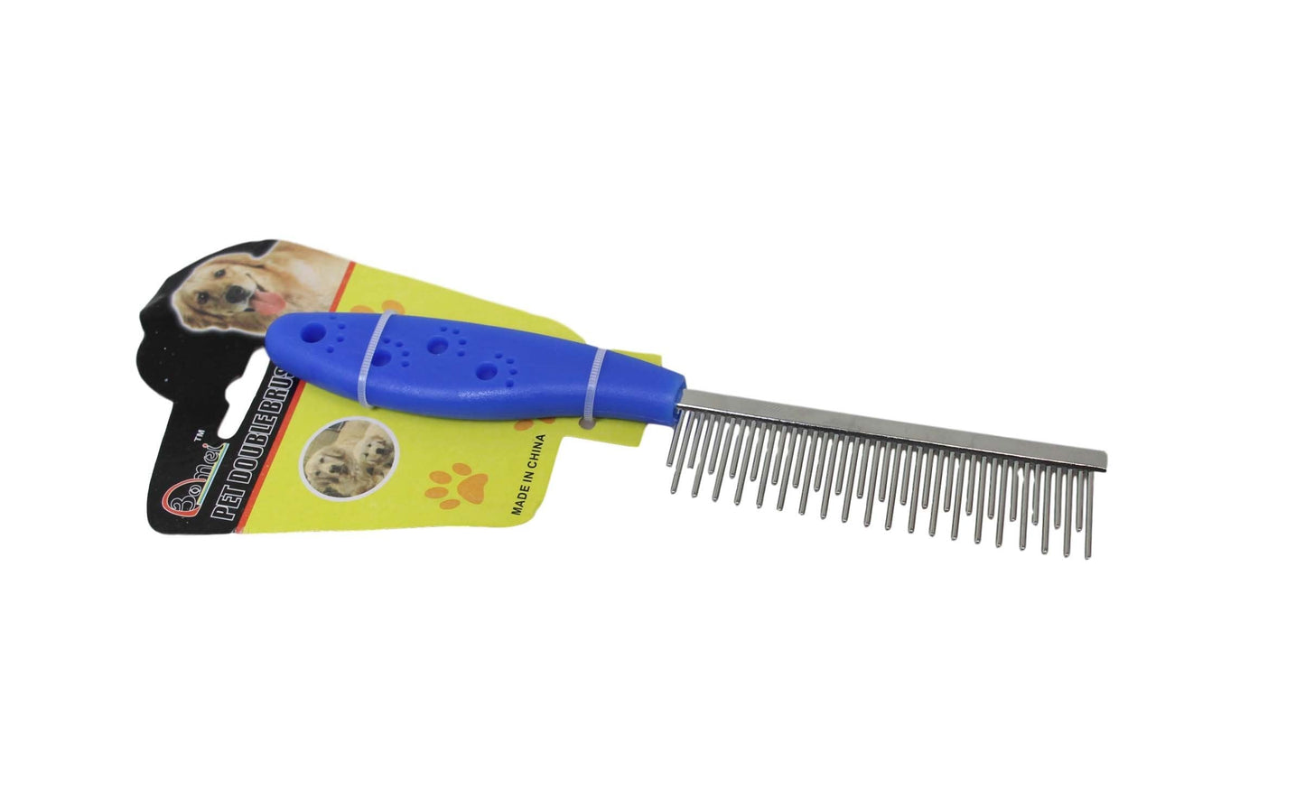 Pet Dog Cat Steel Grooming Comb Brush 20 cm Assorted Colours 6296 (Parcel Rate)