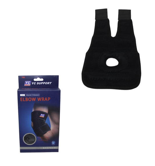 Gym Fitness Elbow Support Wrap Core Modern Design Elbow Wrap 1 Pair 6405 (Parcel Rate)