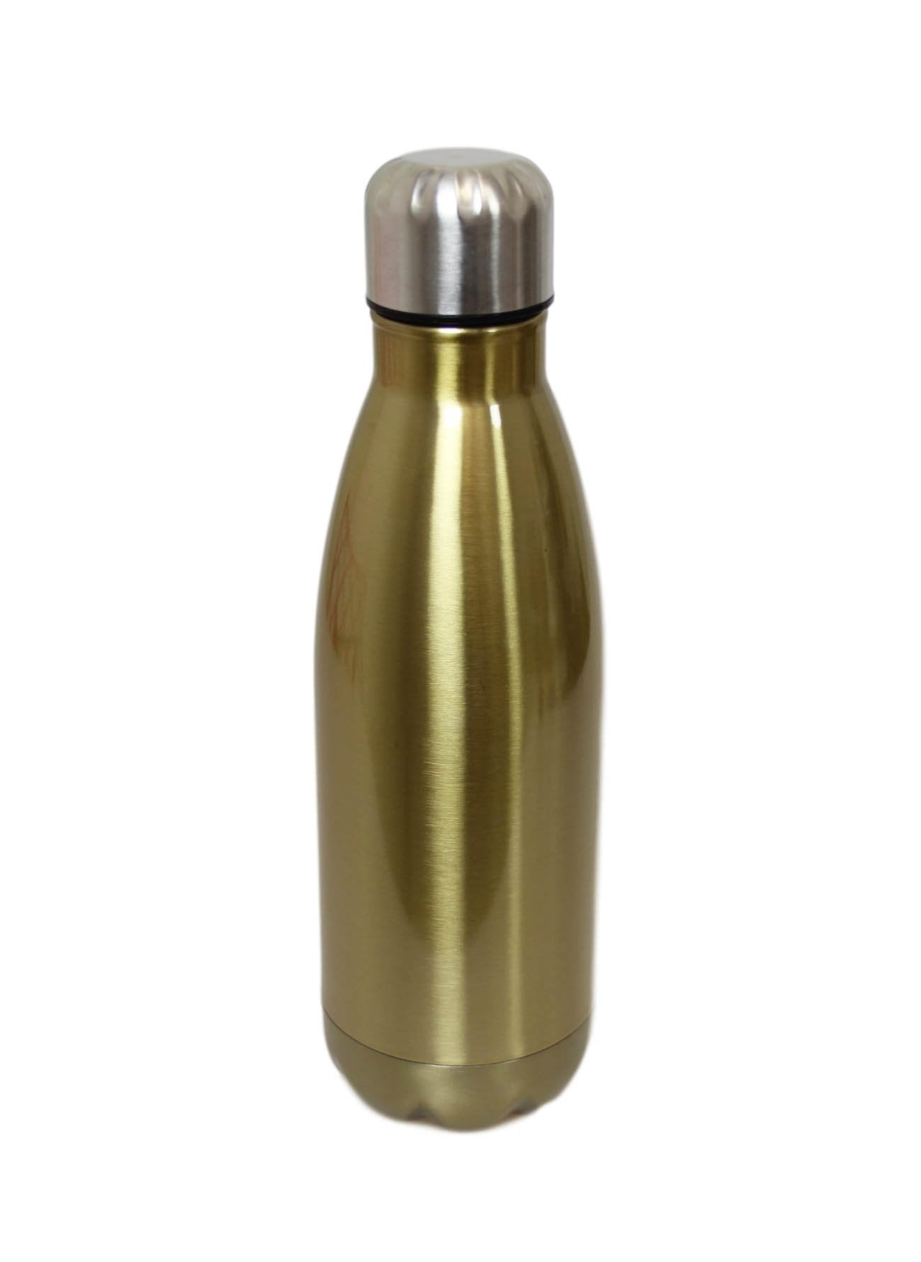 Steel Thermos Drinking Flask Bottle 350ml Assorted Colours 6525 (Parcel Rate)