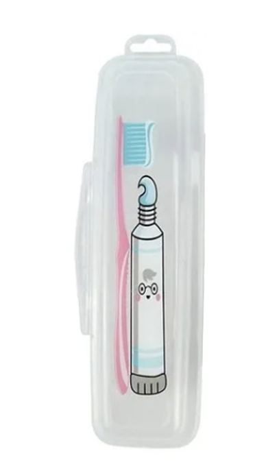 Portable Travel Clear Toothbrush Holder Case Box 22 x 6.5 x 4 cm 6874 (Parcel Rate)