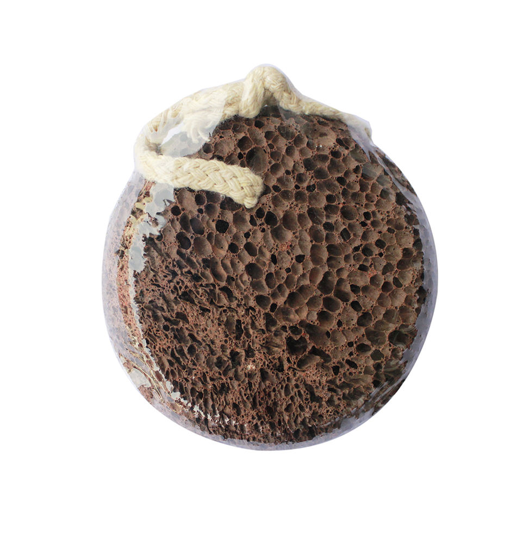 Pedicure Bath Feet Brown Pumice Stone 7 x 6 cm 6998 (Parcel Rate)