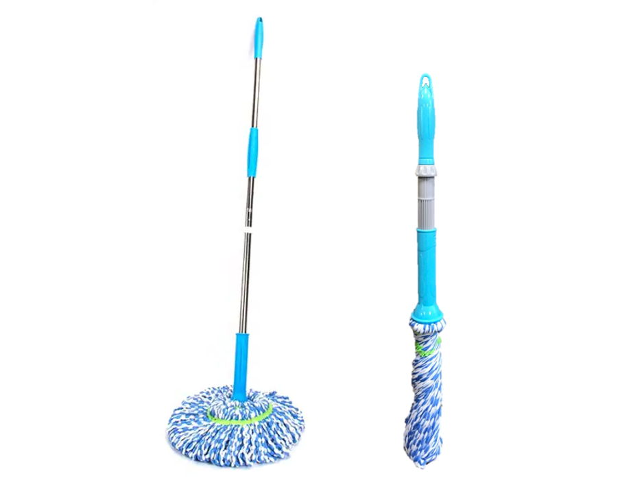 Extendable Microfibre Cleaning Twist Floor Mop 80 / 130 cm Assorted Colours 7206 (Parcel Rate)