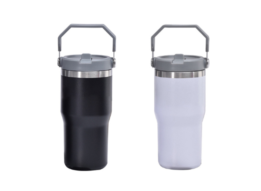 Steel Vacuum Thermos Water Drinking Flask Tumbler 600ml Assorted Colours 7390 (Parcel Rate)