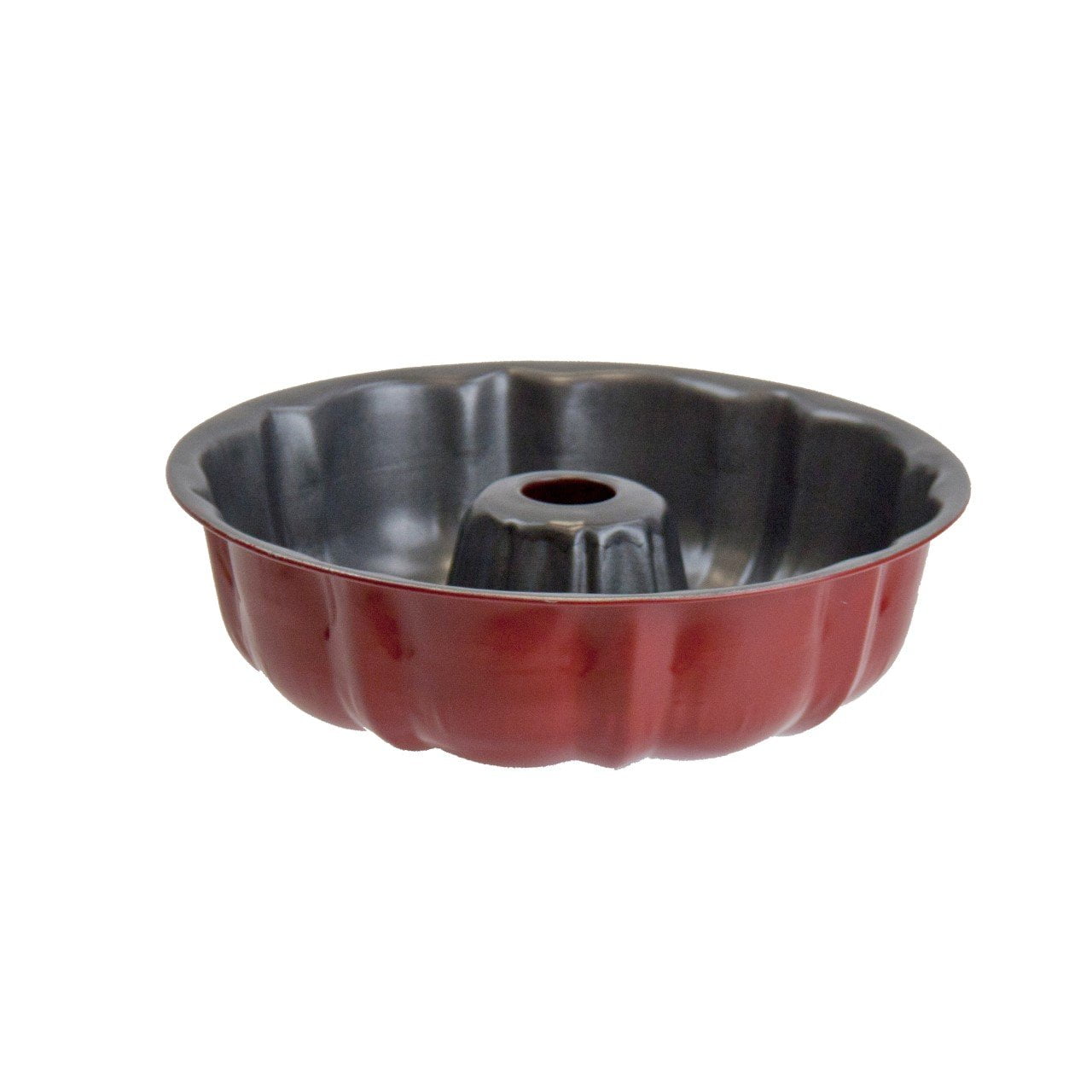 Round Ring Bundt Cake Baking Tin Mould 24 cm Red 6093 ( Parcel Rate)