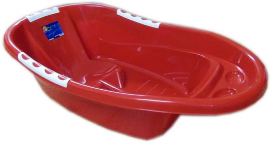 Plastic Baby Bath Tub 80 x 48 cm Assorted Colours H0660 (Big Parcel Rate)