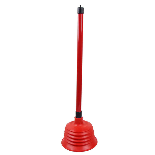 Rubber Bathroom Toilet Plunger 14 x 50 cm Assorted Colours 6851 (Parcel Rate)