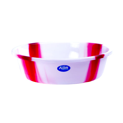 16" Plastic Washing Bowl Basin Tie Dye Print Assorted Colours MX4077 A (Big Parcel Rate)