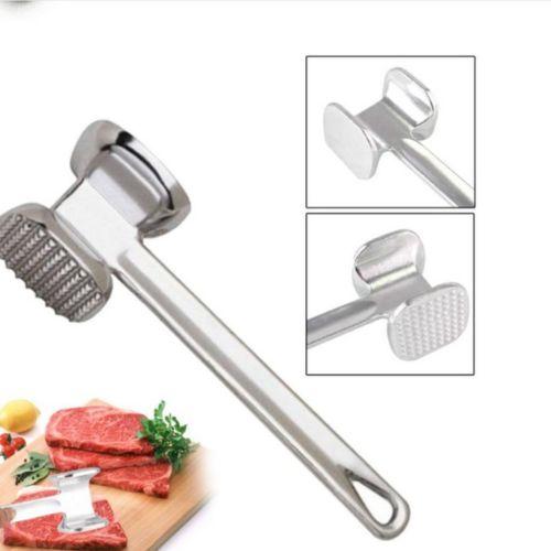 Aluminium Meat Mallet Tenderiser Metal 5 cm Hammer/ 22 cm Length 4773 (Parcel Rate)