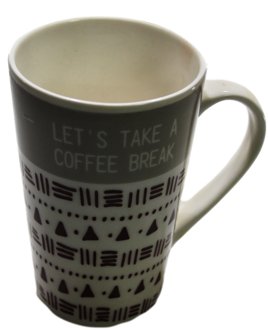 Let's Take A Coffee Break Kitchen Mug Assorted Designs 13 x 9 x 13 cm MG009 (Parcel Rate)