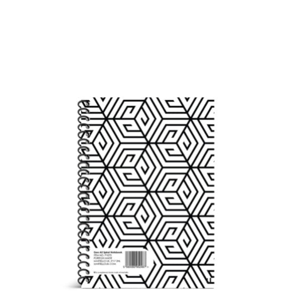 Geo A5 Spiral Notebook School Assorted Designs P1075 A  (Parcel Rate)