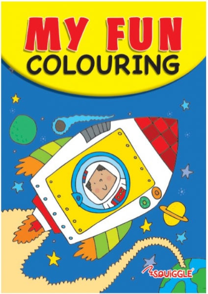 A5 Princess & Space Colouring Book Assorted Designs P2822 (Parcel Rate)