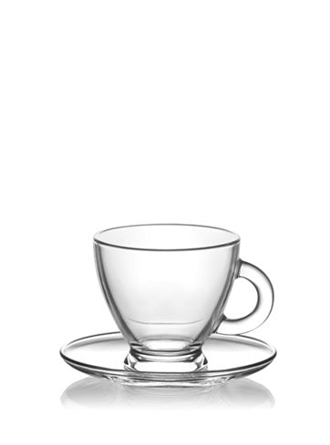 Roma Espresso Coffee Glasses Cup  Set of 4 (Parcel Rate)