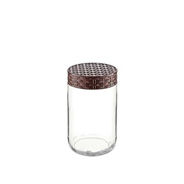 Sarina Glass Jar 1 Litre Assorted Colours S330 (Parcel Rate)