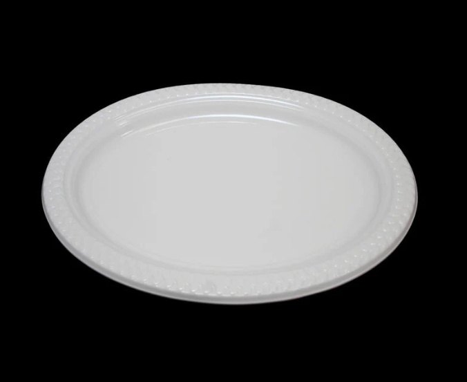 Disposable Plastic Plates 10" Pack of 8 12083c (Parcel Rate)