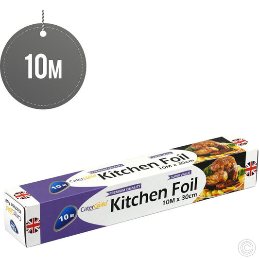 Kitchen Aluminium Tin Foil 10m x 30cm ST7163 (Parcel Rate)