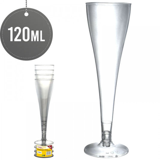 PS Champagne Glass 120ml Pack Of 4 ST80576 (Parcel Rate)