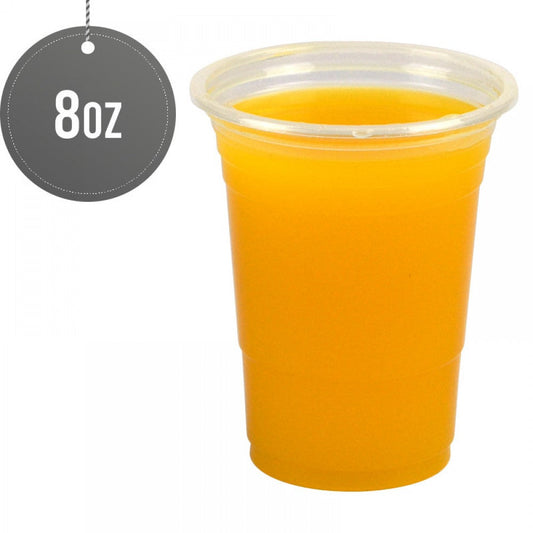 Reusable Plastic Smoothie Cups 8oz Pack of 20 ST80581 (Parcel Rate)