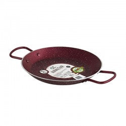 ASHLEY Non Stick Paella Pan 27cm Steel Handles STB0042 STK27-RED (Parcel Rate)