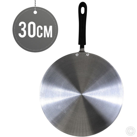 KLASSIC Tawa/Pan Metal Finish 30cm Kitchen Home STK421 (Parcel Rate)