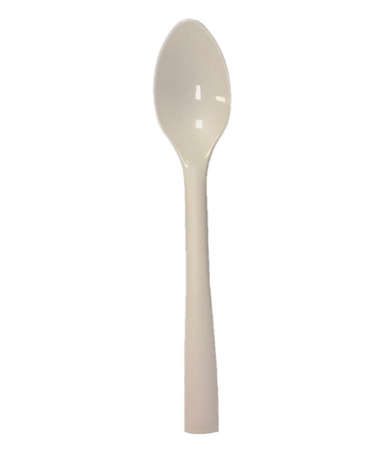 Reusable Plastic PP Lux Spoon 18.5 cm Pack of 25 THL6839 (Parcel Rate)