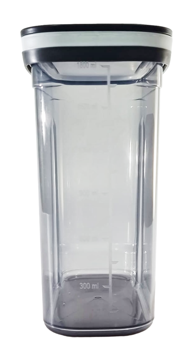Poli Food Storage Container with Lid Plastic 1.8L BNM0650 (Parcel Rate)