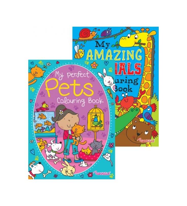 Amazing Animals & Pets Colouring Books Random Sent P2803 (Parcel Rate)