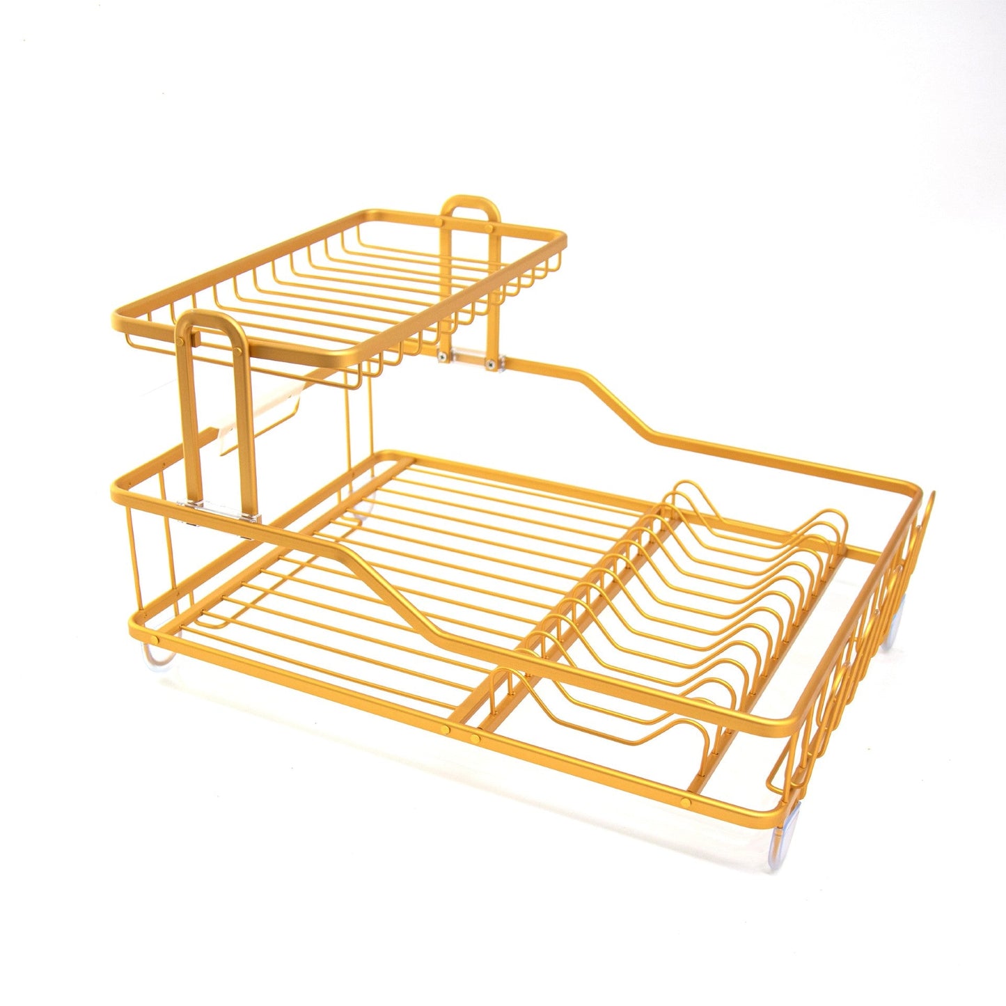 Durane Alu Dish Drainer Rack 47.5 x 35 x 28 cm Copper Yellow 10583 (Parcel Rate)