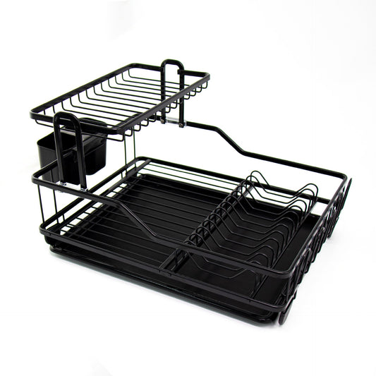 Durane Alu Dish Drainer Rack Black 10584 (Parcel Rate)