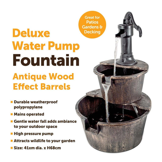 Deluxe Water Feature Fountain Garden Decoration 1123 (Big Parcel Rate)