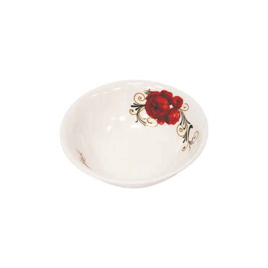 Durane Ceramic Cereal Bowl Red Rose 15 x 5cm 3170 (Parcel Rate)